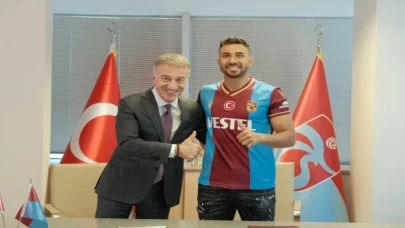 Trabzonspor’da Trezeguet için imza töreni düzenlendi