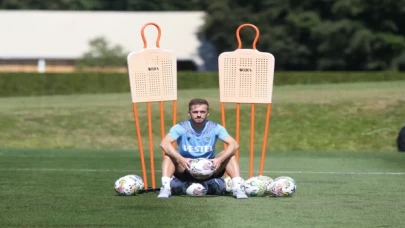 Trabzonsporlu futbolcu Visca, Slovenya kampında açıklamalarda bulundu: