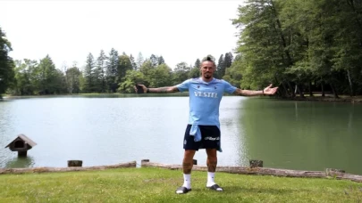 Trabzonsporlu oyuncular barbekü partisinde buluştu