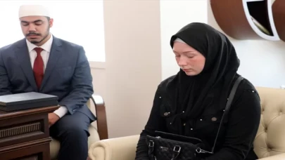 Alman vatandaşı Fabienne, Gaziantep’te Müslüman oldu