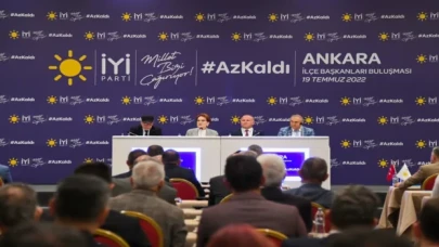 Akşener, partisinin İç Anadolu Bölgesi ilçe başkanlarıyla görüştü