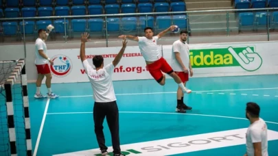 A Milli Erkek Hentbol Takımı hazırlıklarını Ankara’da sürdürüyor