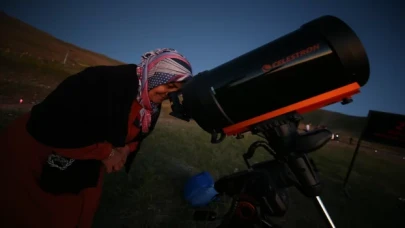 Erzurum Gökyüzü Gözlem Etkinliği’ne yaklaşık 10 bin kişi katıldı