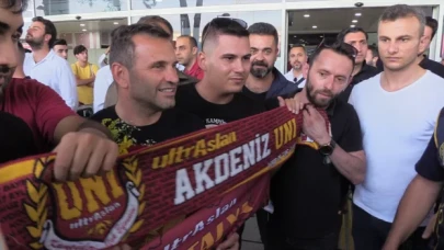 Galatasaray kafilesi Antalya’ya geldi