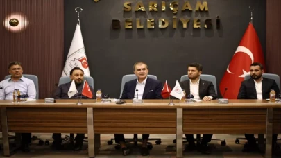 AK Parti Sözcüsü Çelik, Adana’da Sarıçam Belediyesi ziyaretinde konuştu: