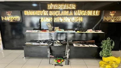 Diyarbakır’da 2 ayda 720 kilo 512 gram esrar ve türevleri ele geçirildi