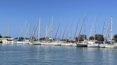 DADD Ralli Karadeniz 2022 etkinliği kapsamında 21 yelkenli yat Ordu’ya geldi