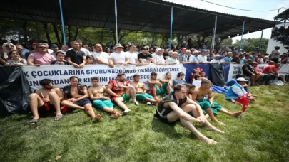 Geleneksel Kurtdereli Yağlı Güreşleri’nin başpehlivanı Yusuf Can Zeybek oldu