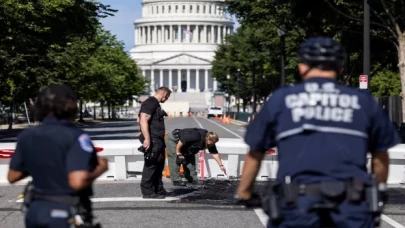 Washington’da arabasıyla Kongre binası bariyerine çarpan kişi kendini öldürdü