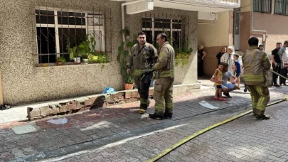 İstanbul’da çıkan yangında bir daire kullanılamaz hale geldi