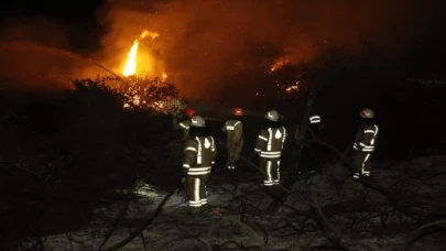 İstanbul Arnavutköy’de ormanlık alanda çıkan yangına müdahale ediliyor