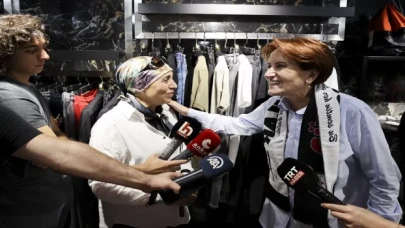 İYİ Parti Genel Başkanı Akşener, İstanbul’da esnaf ziyaretinde bulundu