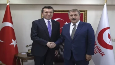 BBP Genel Başkanı Destici, Dışişleri Bakan Yardımcısı Kıran ile görüştü