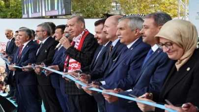 Cumhurbaşkanı Erdoğan, Balıkesir’de toplu açılış törenindeydi