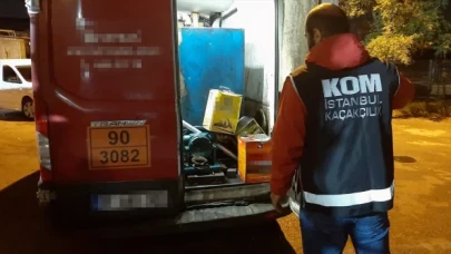 İstanbul’da bir otoparkta 51 bin litre kaçak akaryakıt ele geçirildi