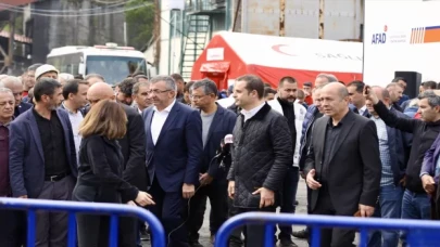 CHP heyeti patlamanın yaşandığı Amasra’daki madende incelemelerde bulundu