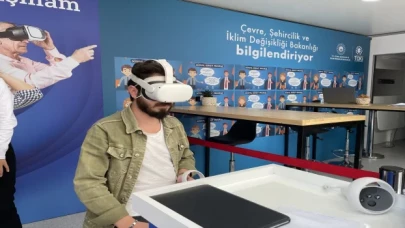 TOKİ konutları sanal gerçeklik gözlüğüyle İstanbul’da vatandaşlara gösterildi