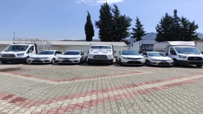 Hatay merkezli 5 şehirde düzenlenen ”change” araç operasyonunda 15 araç ele geçirildi