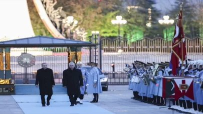 Cumhurbaşkanı Erdoğan, Küba Devlet Başkanı Bermudez’i resmi törenle karşıladı