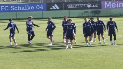 Bundesliga ekiplerinden Schalke 04, Antalya’da kamp çalışmalarını sürdürüyor