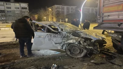 Edirne’de trafik kazasında 2 kişi yaralandı