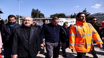 CHP Genel Başkanı Kılıçdaroğlu, Hatay’da incelemelerde bulundu