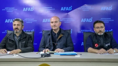 İçişleri Bakanı Soylu, Adıyaman’da Afet Koordinasyon Toplantısı’ndaydı
