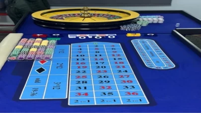 Denizli’de kumar oynatılan iş yerine operasyonda 4 kişi gözaltına alındı