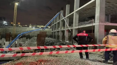 Avcılar’da inşaat alanında çökme oldu, 5 işçi göçük altında kaldı