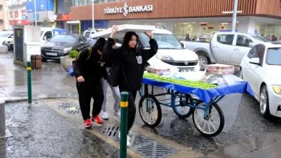 Trakya’da sağanak ve dolu etkili oldu