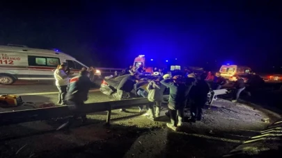 Anadolu Otoyolu’nda zincirleme trafik kazasında 1 kişi öldü, 7 kişi yaralandı