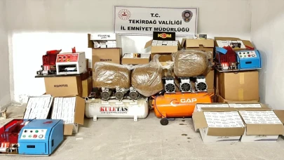 Tekirdağ’da kaçakçılık operasyonunda 13 kişi yakalandı