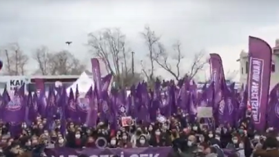 Kadınlar Kadıköy'de buluştu: Kararı geri çek, sözleşmeyi uygula!