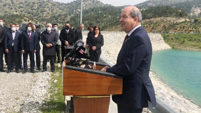 KKTC Cumhurbaşkanı Tatar: Adil bir anlaşma olursa suyu Rum tarafı ile paylaşabiliriz