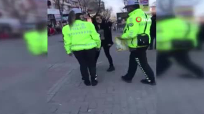 Maskeyi de polisi de takmadı, cezayı yedi