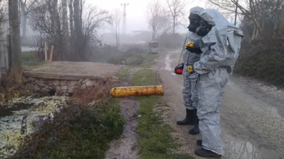 Sakarya'da kimyasal madde alarmı