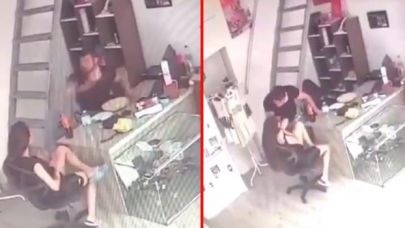 Sevgilisini darp etti, hiçbir şey olmamış gibi yemeğine devam etti