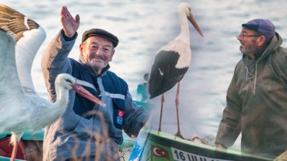 Yaren leylek 10'ncu yılda da Adem amcayı unutmadı
