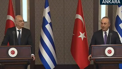 Ankara-Atina görüşmesinde gergin anlar! Çavuşoğlu, Dendias'a sert çıktı