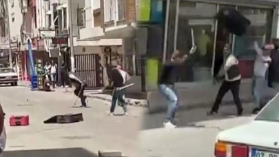 Antalya’da taşlı, sopalı kavga