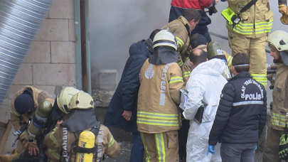 Arnavutköy'de hırdavat deposunda yangın