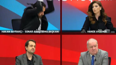 Canlı yayında gerilim... Masalar yumruklandı