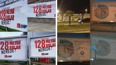 CHP'nin afişlerine Cumhurbaşkanına hakaretten soruşturma
