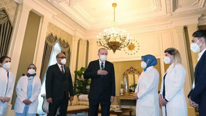 Cumhurbaşkanı Erdoğan sağlık çalışanlarıyla bir araya geldi