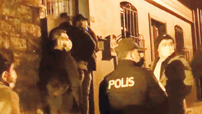 Doğum günü partisine polis baskını