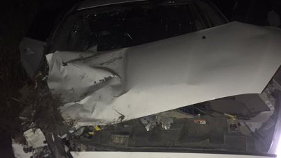 Filyasyon ekibi kaza yaptı: 1'i doktor, 3 yaralı