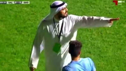 Kulüp başkanı sahaya indi, penaltıyı iptal ettirdi!