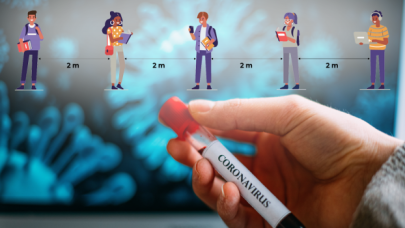 İngiliz mutantı koronavirüste 1 değil 2 metre mesafe şart