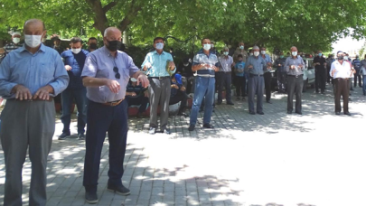 AK Partili başkan, kaymakam ve müftü yağmur duasına çıktı