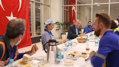 Cumhurbaşkanı Erdoğan, 1 Mayıs'ta işçilerle buluştu